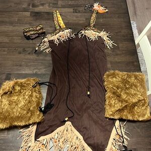 Indian princess teen costume, size 3–5